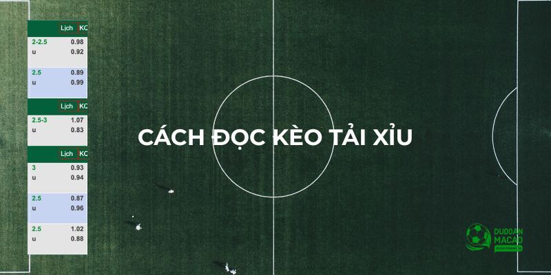 Cách đọc kèo bóng đá tài xỉu
