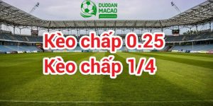 Kèo chấp 1 1/4 trái là một trong những kèo phổ biến dễ chơi