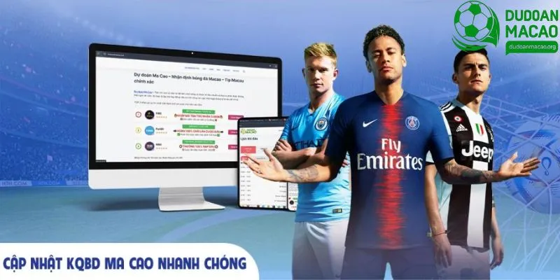 Cập nhật kết quả và bảng xếp hạng theo thời gian thực